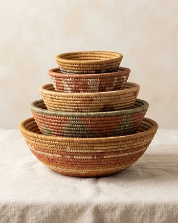 Woven Bowls Set