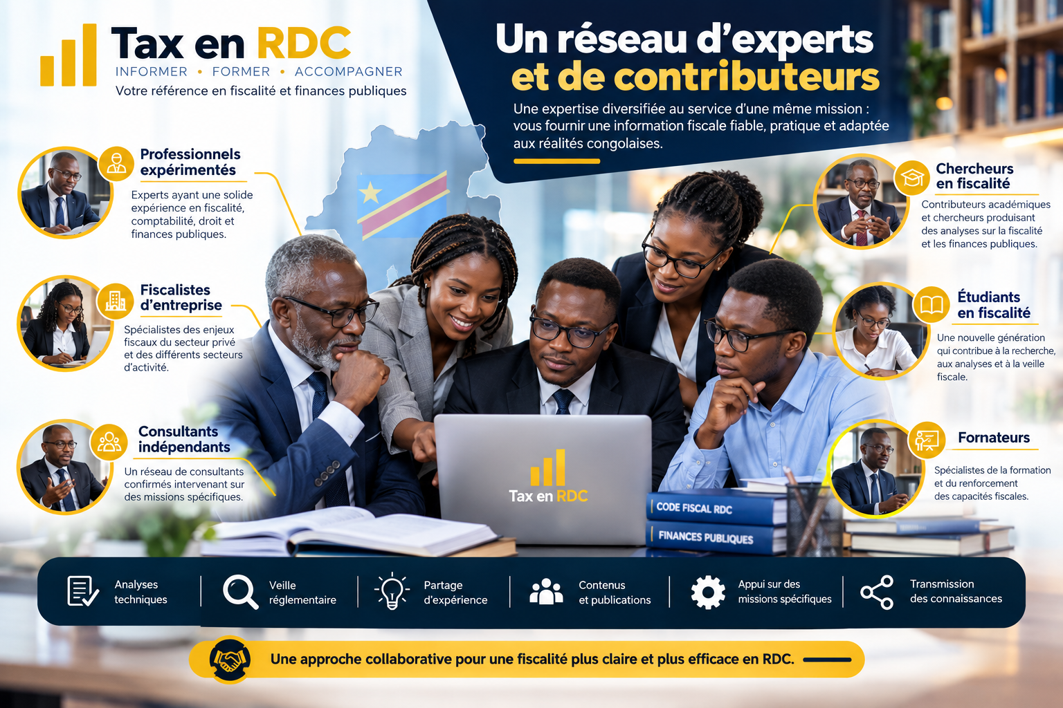 Réseau d'experts et contributeurs Tax en RDC