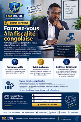 Professionnel congolais — Formation Tax En RDC