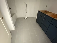Grey Tile Bath