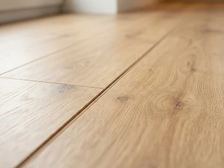Laminate flooring in a spacious room
