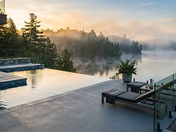 Slip-Resistant Polyaspartic installation in Bracebridge, Muskoka, Muskoka