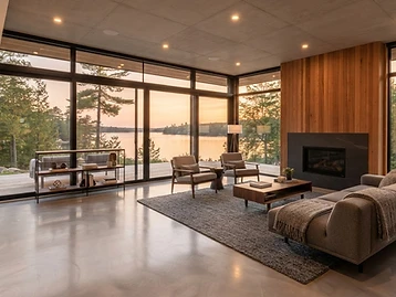 Metallic Epoxy installation in Lake of the Bays, Muskoka, Muskoka