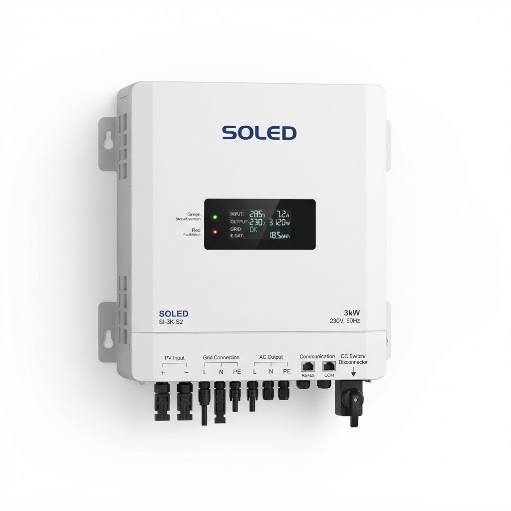 Inversor conectado a red SOLED SI-3K-S2 — Inversor SOLYX
