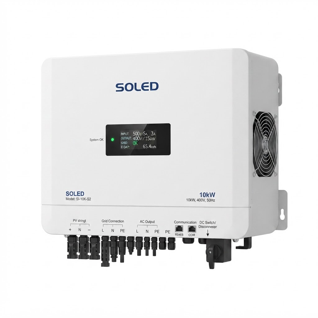 Inversor conectado a red SOLED SI-10K-S2 — Inversor SOLYX