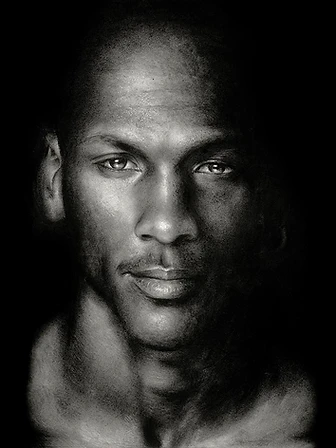 Michael Jordan, 50 × 70 cm, archival print