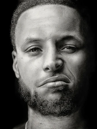 Stephen Curry, 50 × 70 cm, archival print
