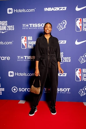 Anaïa on the Paris Game 2023 red carpet