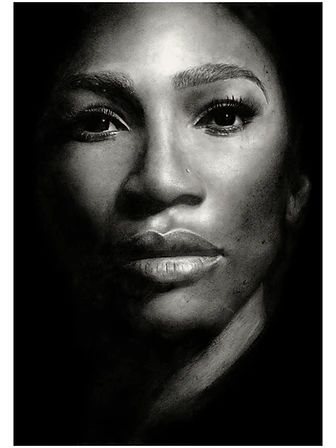 Serena Williams, 50 × 70 cm, archival print
