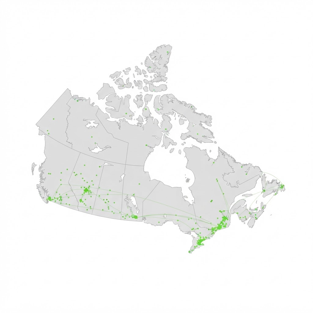 EDGE intelligence coverage across Canada