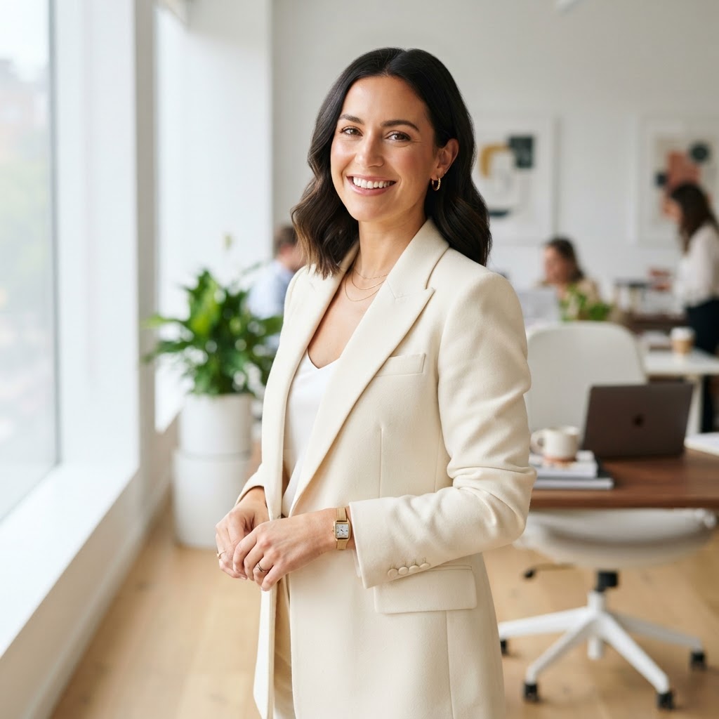 Sharp, successful businesswoman