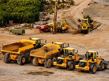 Heavy equipment at Truck World