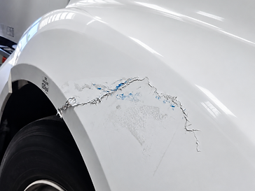 Commercial fiberglass repair at Truck World