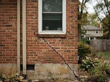 Diagonal Wall Crack