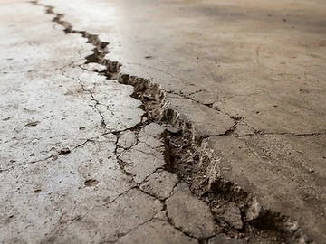 Garage Slab Crack
