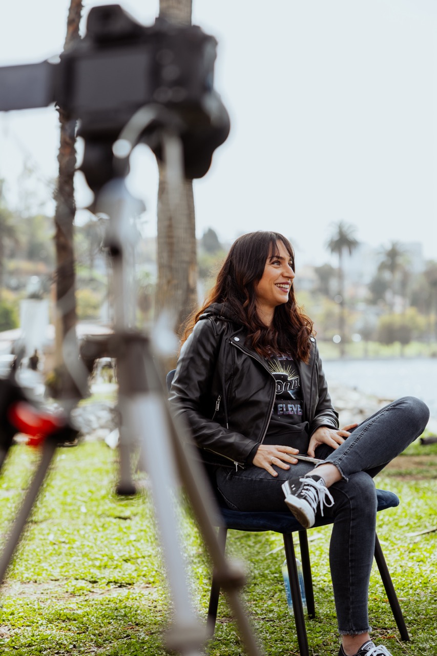 Sandra Quiles durante una entrevista