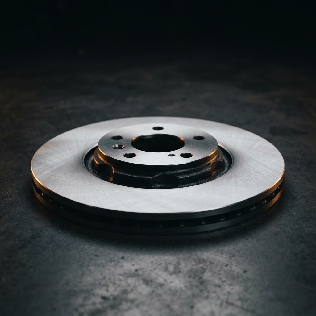 Rotor Hero Option C — amber glow, low angle