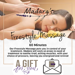 GiftVoucher: 60min Freestyle Massage