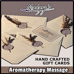 Madara's Hand Crafted Gift Card - Aromatherapy Massage