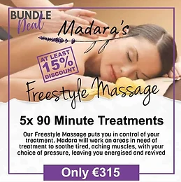 5x 90min Freestyle Massage (-15%)