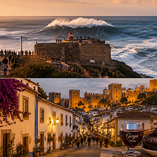 Nazaré: Ondas Gigantes e Óbidos: Ginja