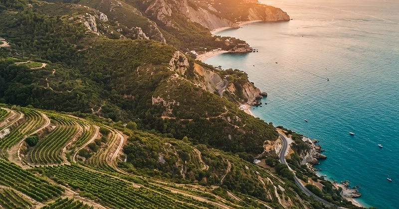 Atlantic coastline in Portugal — Algarve itineraries on request