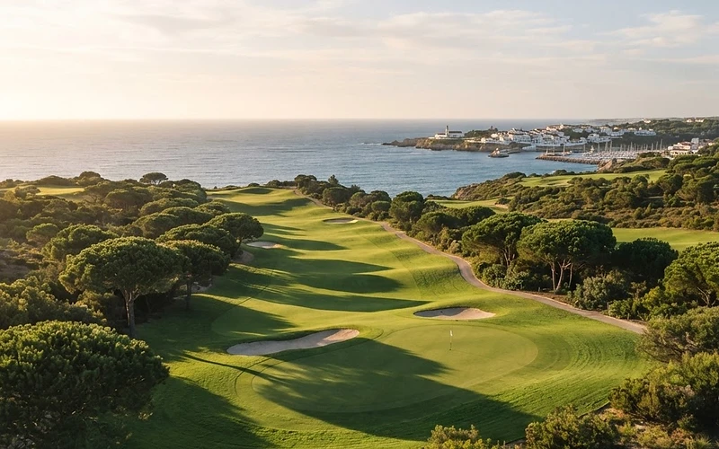 Golf course in the Lisbon region of Portugal