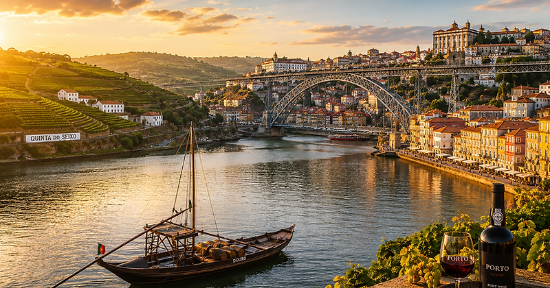 Douro Valley vineyards and river — private tour in Portugal