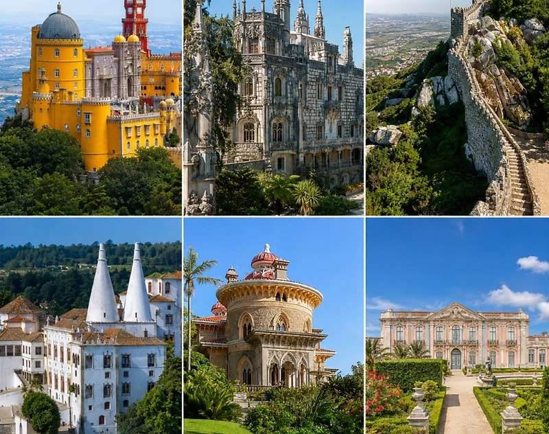 Sintra — vila histórica vista a pé
