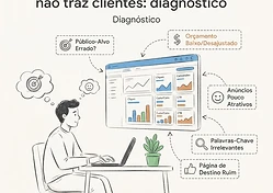 Por que seu Google Ads não traz clientes: diagnóstico