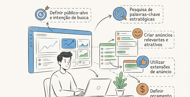 Como montar campanha de busca no Google Ads que converte