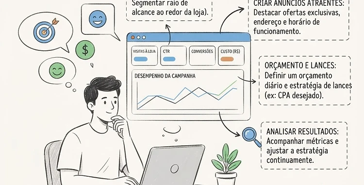 Anúncio no Google para loja física: guia prático completo