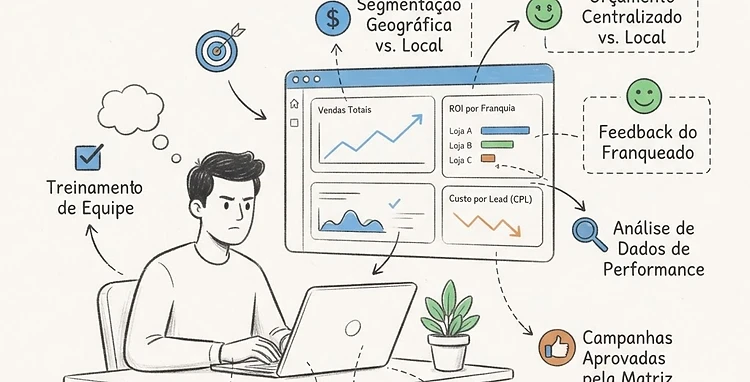 Como estruturar tráfego pago para redes de franquias