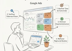 Campanha Google Ads não converte: diagnóstico e correção