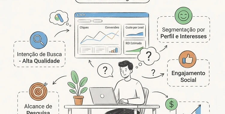 Como escolher entre Google Ads e Meta Ads para serviços