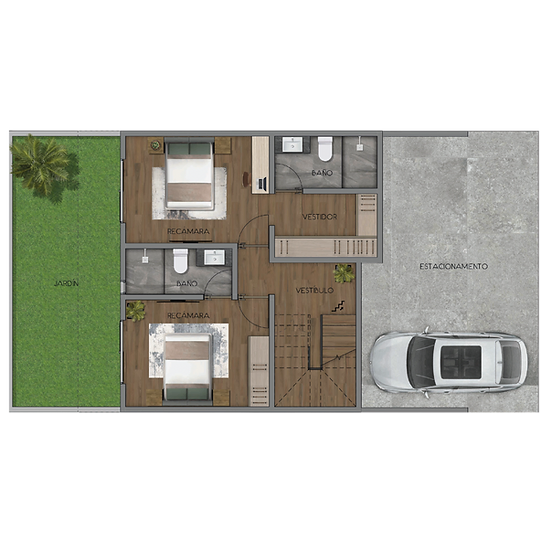 Plano Nivel jardín — Brisa — Cirrus