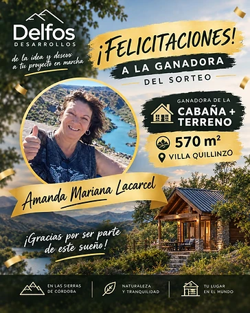 Anuncio ganadora Amanda Mariana Lacarcel
