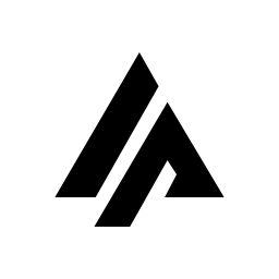 AthleticPeak Pro rounded app icon with black mark on white