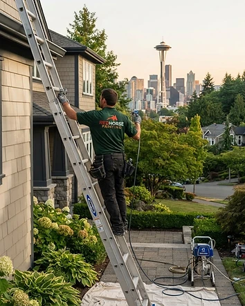 Exterior Painting services in Seattle by RedHorse Painting Co.