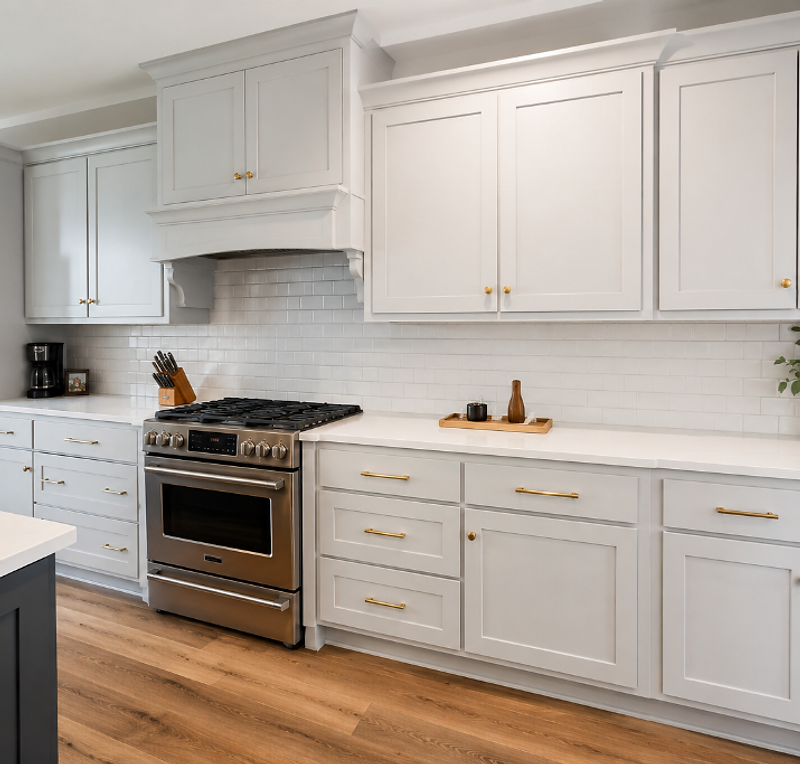 Cabinet Painting by RedHorse Painting Co. in Seattle