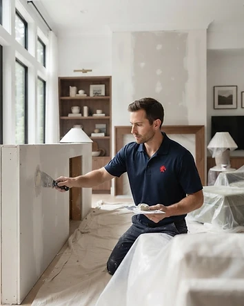 Drywall Repair services in Seattle by RedHorse Painting Co.