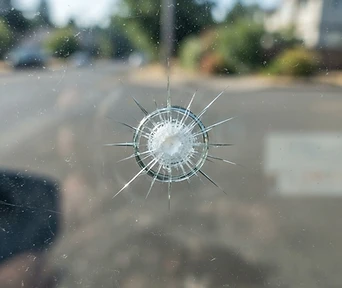 Before: Windshield Repair