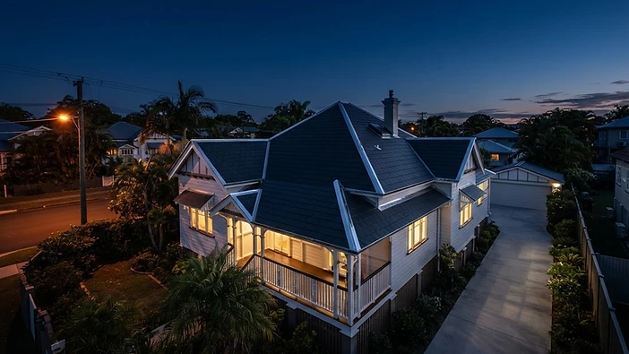 Completed roof restoration in Brisbane