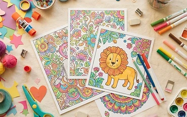 Activités autour des coloriages