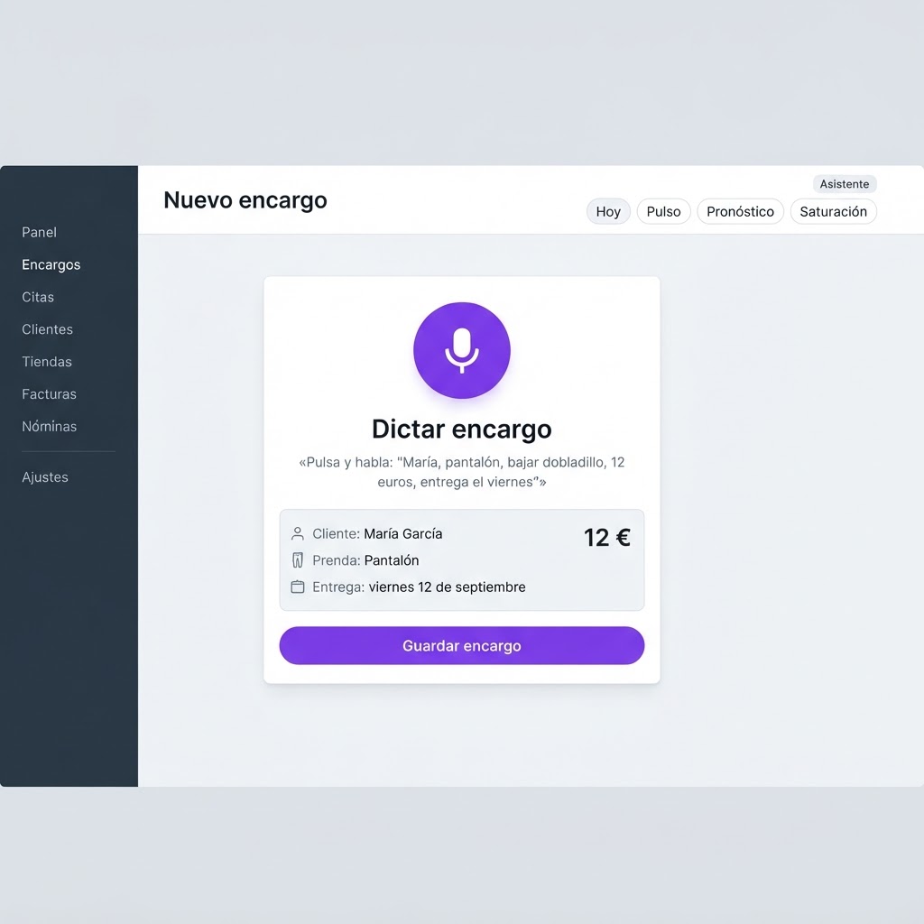 Rediseño de Nuevo encargo
