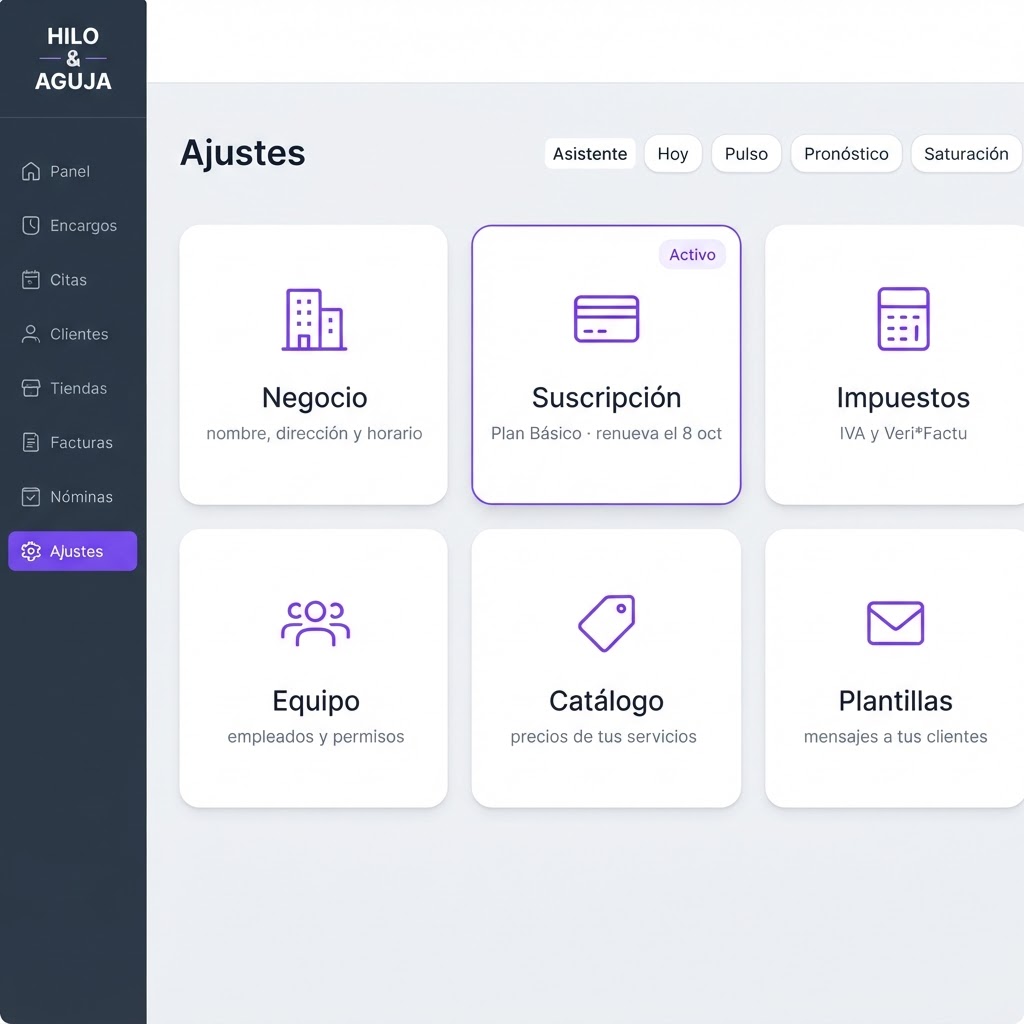 Rediseño de Ajustes