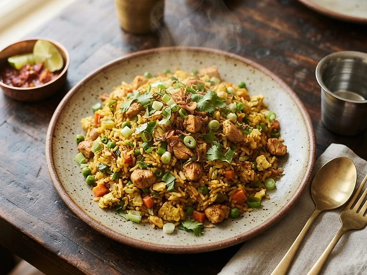 Chicken Fried Rice served at X On Earth
