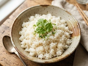 Steamed Rice served at X On Earth
