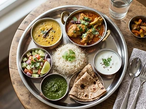 Non-Veg Thali Set 1 served at X On Earth