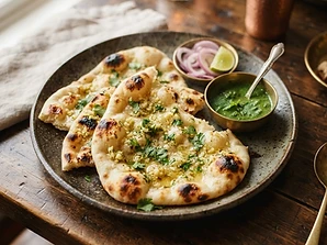 Garlic Naan served at X On Earth